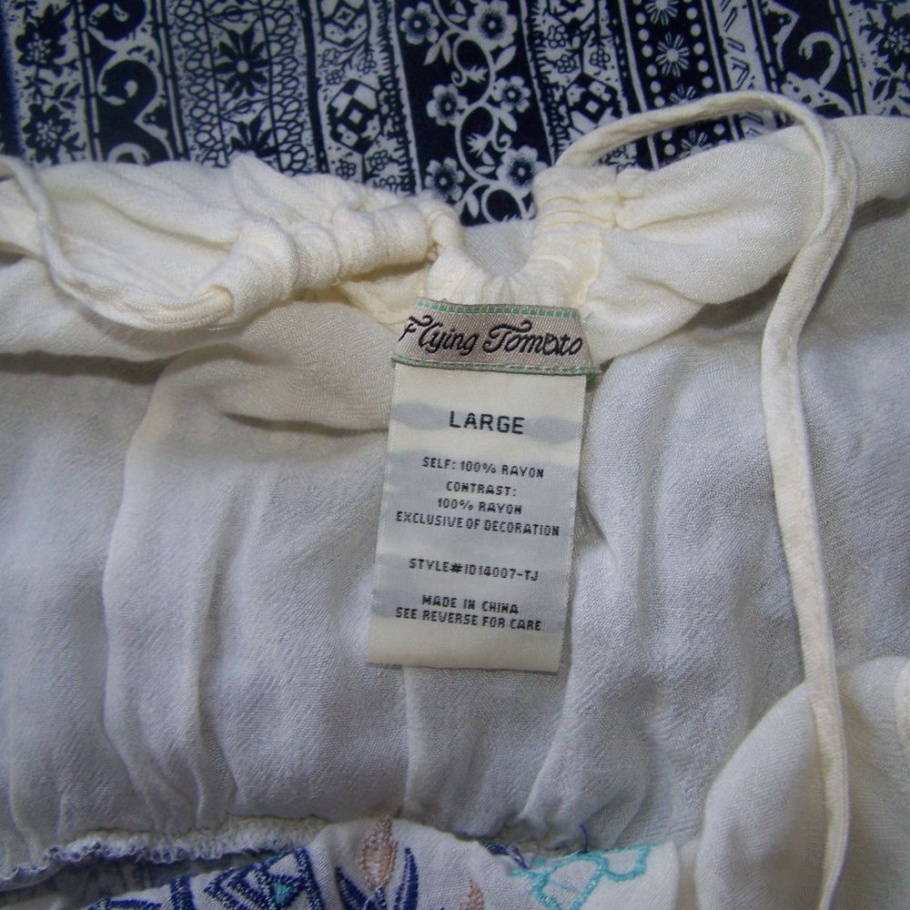 Flying Tomato Maxi Dress Boho Cottage Core Large E - Picture 7 of 9